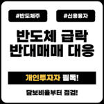 반도체주 급락, 신용융자·레버리지 ETF 보유자가 지금 확인할 것 반도체주_신용융자